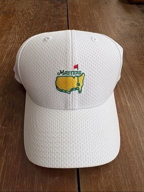 Masters White Golf Cap Hat